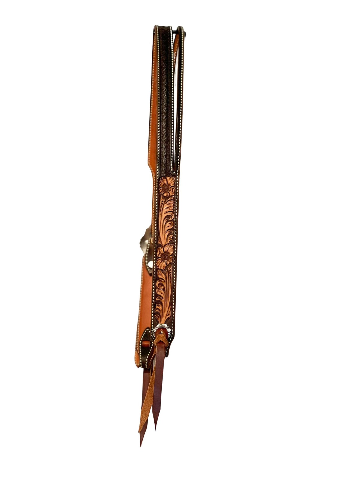 McTaggart Leather two-toned split ear headstall