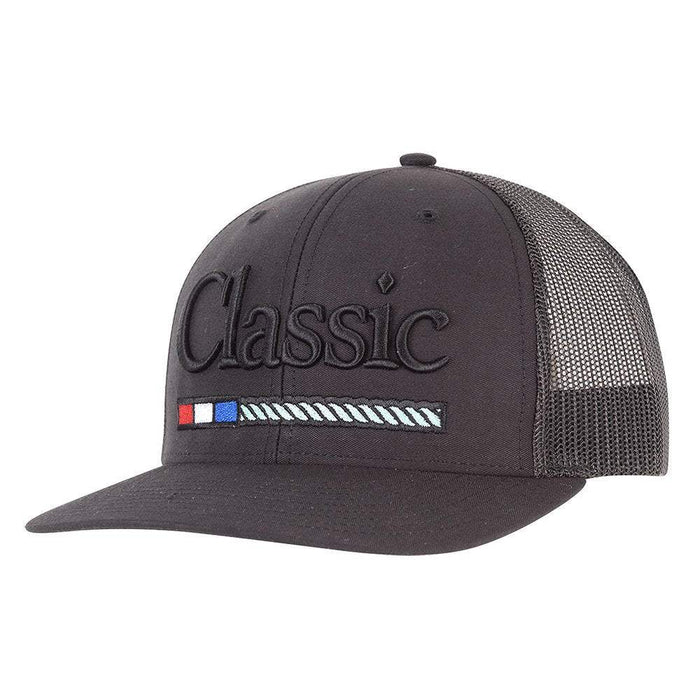 Black Classic Logo Trucker Snapback Cap