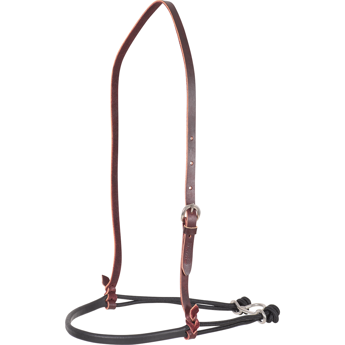 Martin Saddlery Double Rope Noseband Tie Down with shrink tube